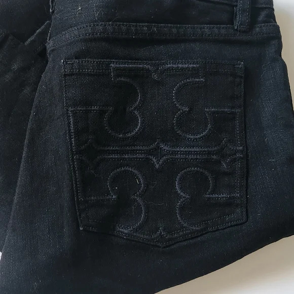 Tory Burch Women's Jeans in Black - Picture 2 of 7